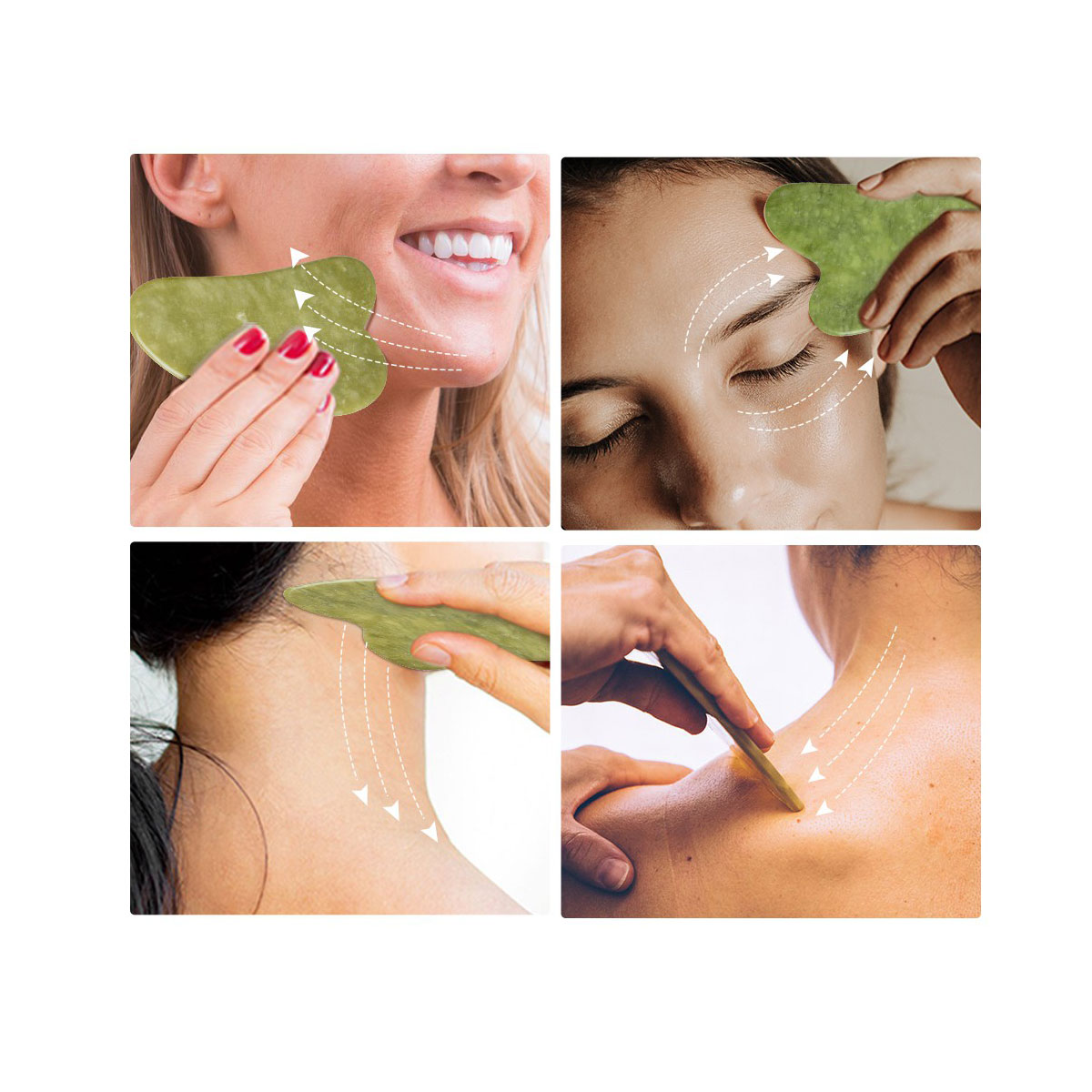 Đá Guasha massage mặt Cao Cấp - LAZYL