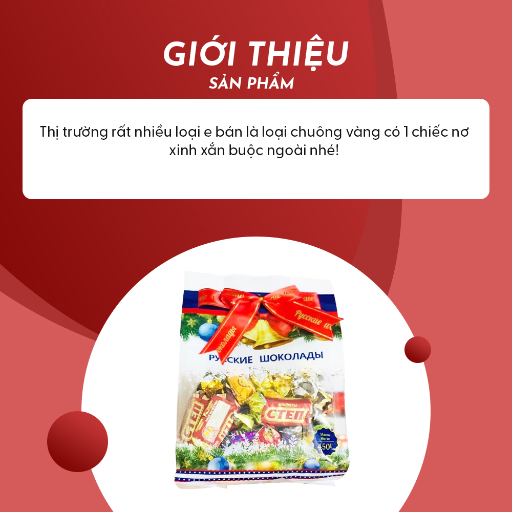 [DATE MỚI NHẤT] Kẹo Socola Mix 8 vị của Nga