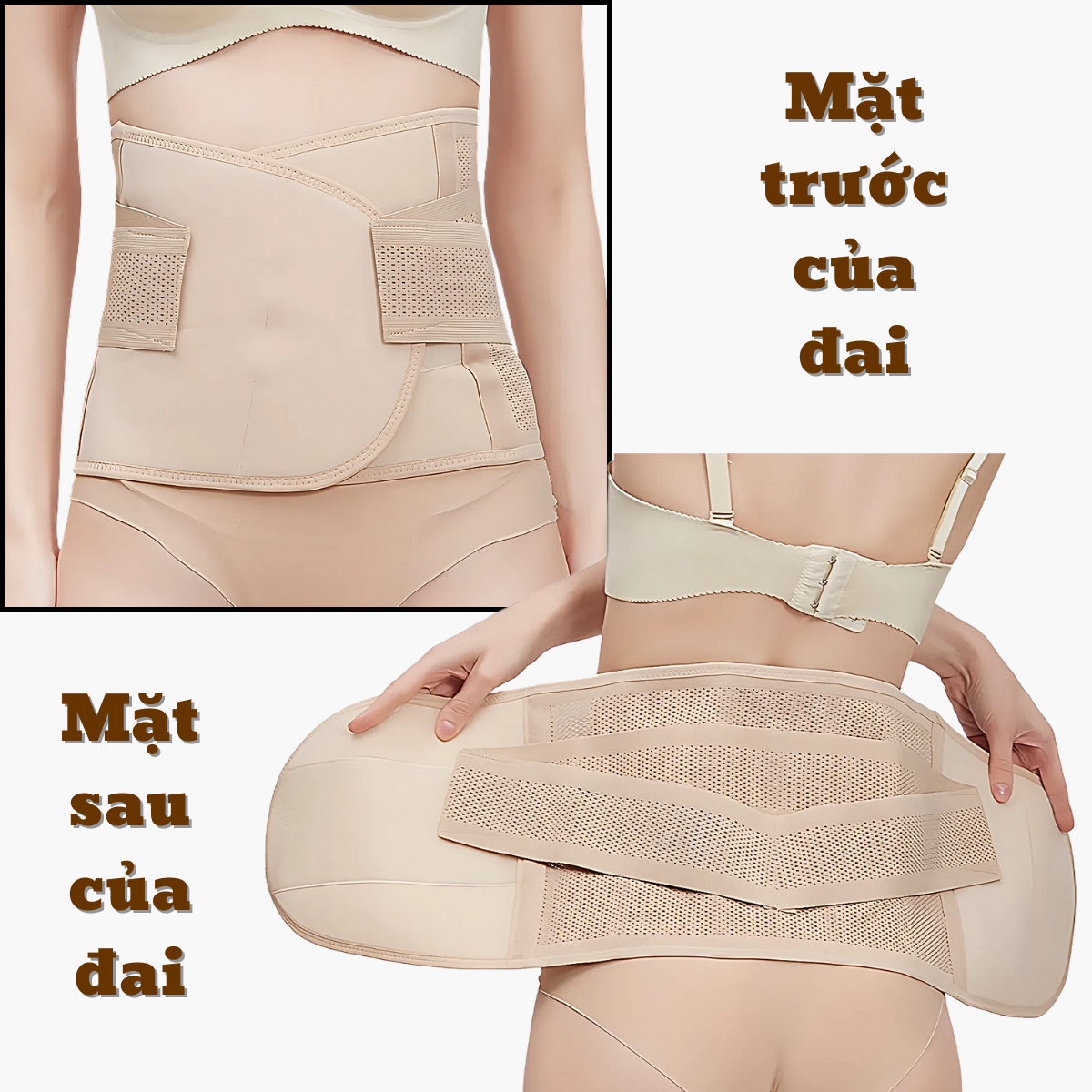 Đai Nịt Bụng Giảm Mỡ Thon Eo Sau Sinh Nịt Bụng Dán Cao Cấp DORIS 3331