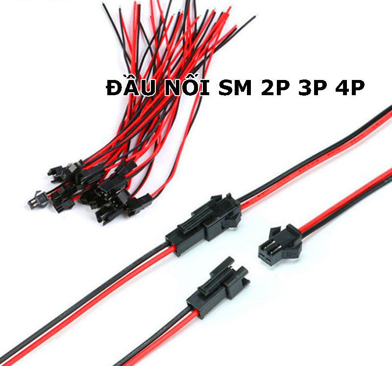 Đầu nối SM có dây - Cáp điện tử SM 2.54mm