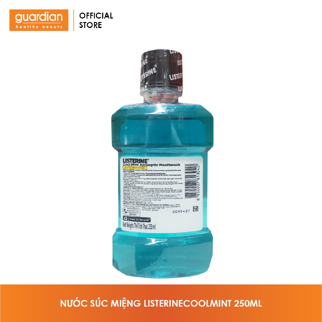 Nước Súc Miệng Bạc Hà The Mát Listerine 250Ml