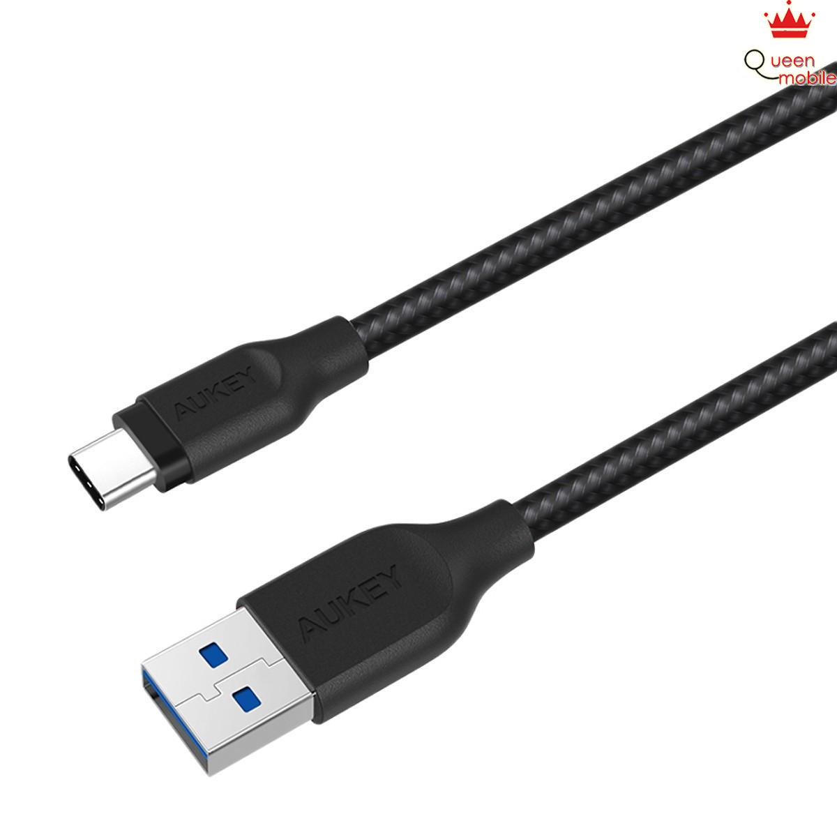 Dây Cáp Sạc USB Type-C Aukey CB-AC1 1.2m (Đen)