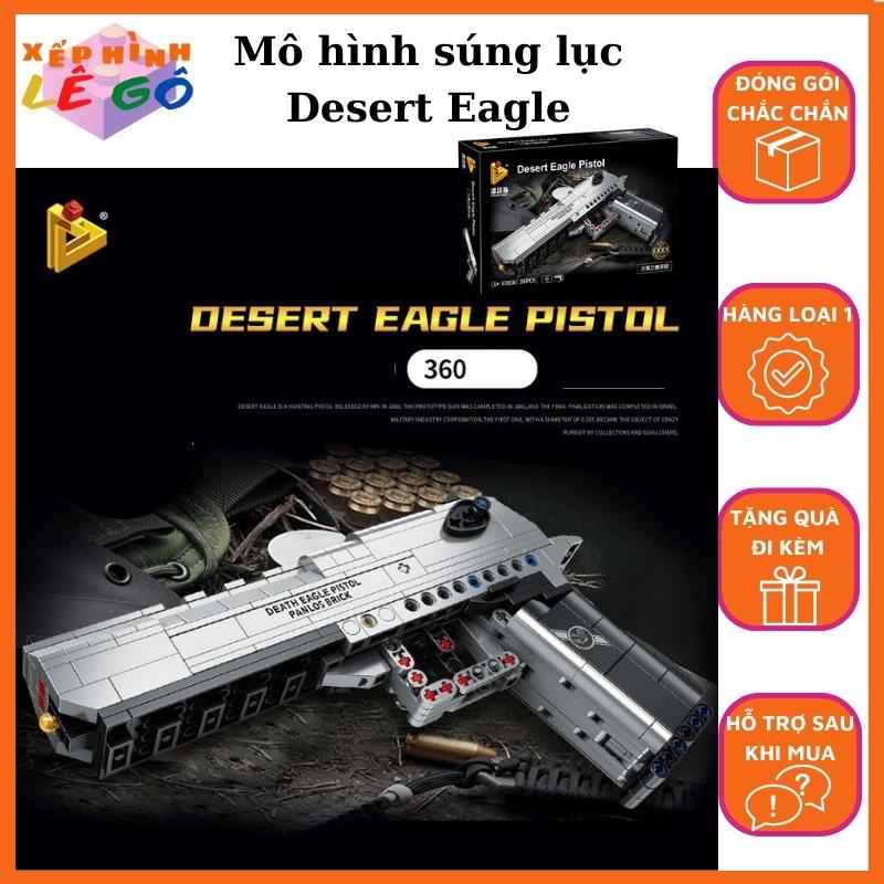 Mô hình súng lục Desert Eagle tỉ lệ 11 bắn đạn thạch