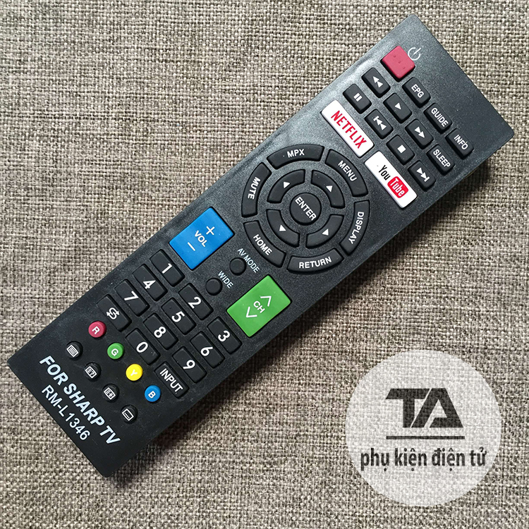 [ FREE SHIP ] ✔ REMOTE ĐIỀU KHIỂN TIVI SHARP SMART RM-L1346