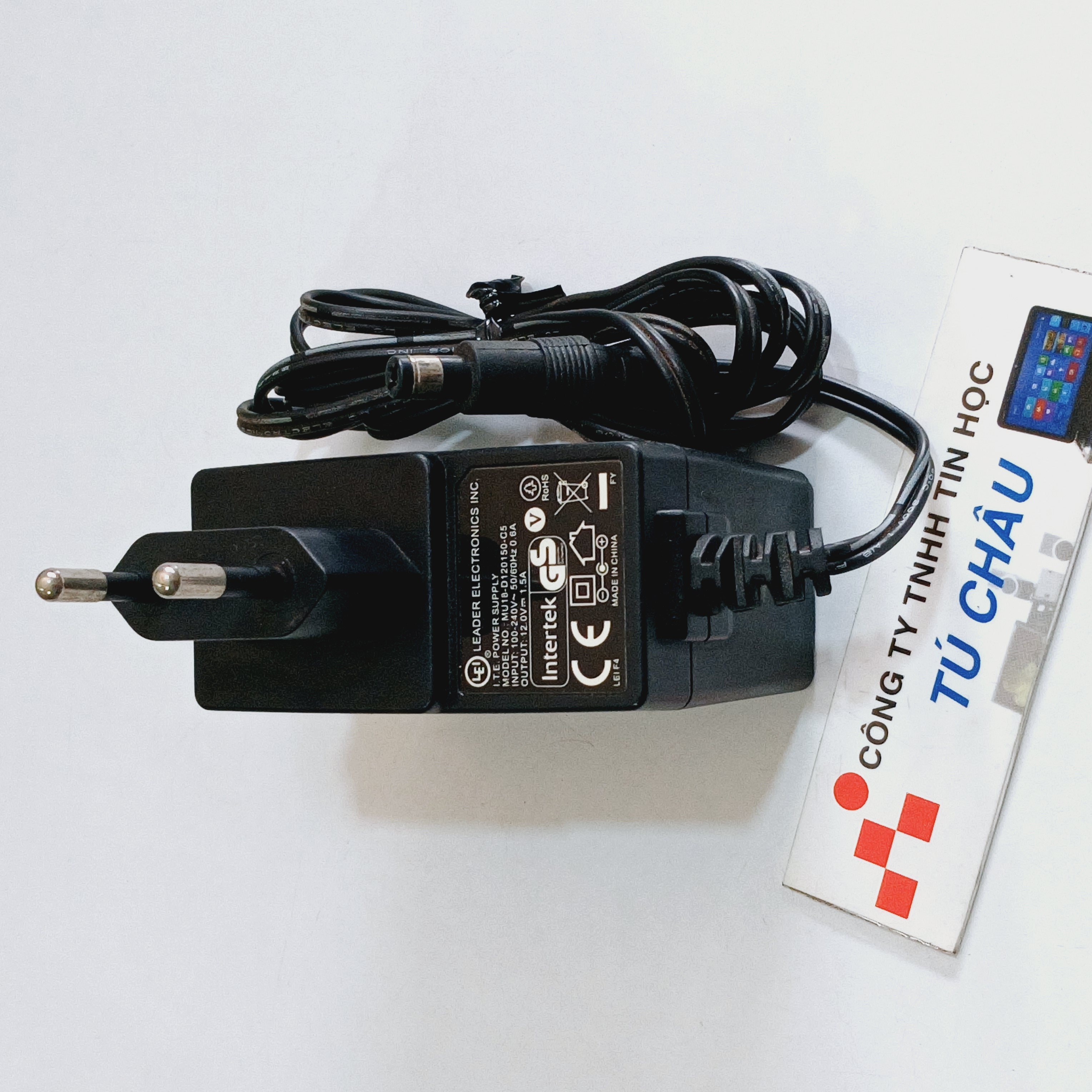 Adapter dc 12v - 1.5a / đầu cắm 5.5mm x 2.1mm