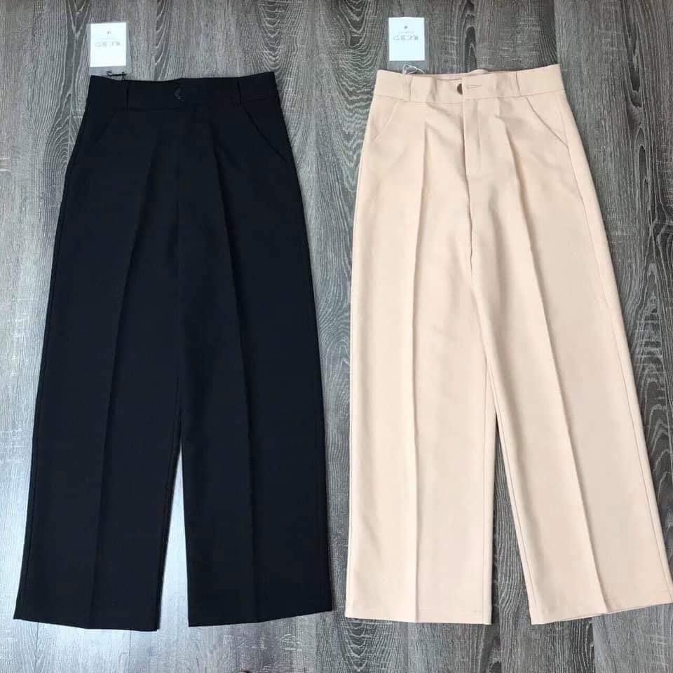 Quần baggy vải ông rộng