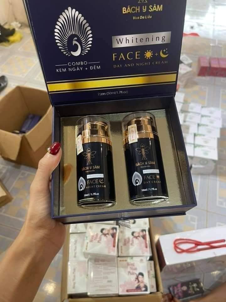 Kem Đêm Bách Y Sâm TRẮNG SÁNG DA MỜ NÁM 50ml (Kem Dưỡng Đêm Bạch Linh)