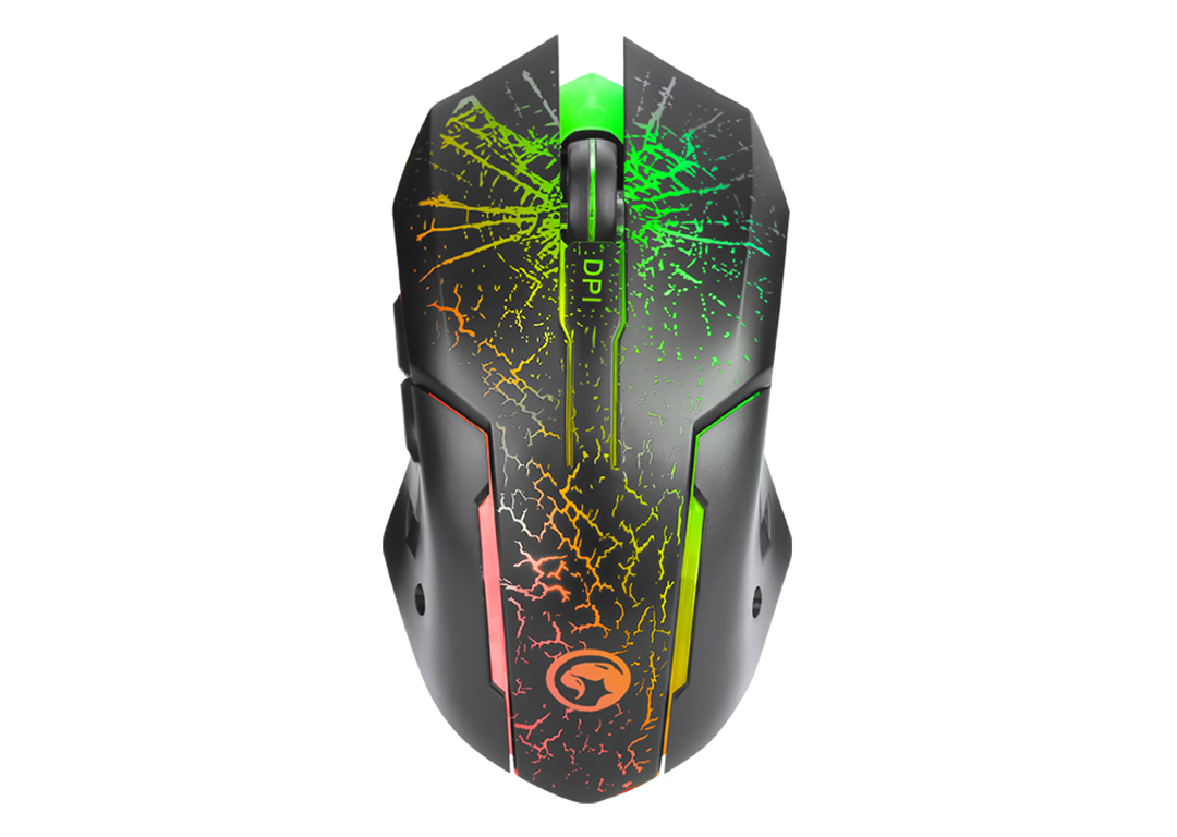 Mouse Marvo M 207 đen Led