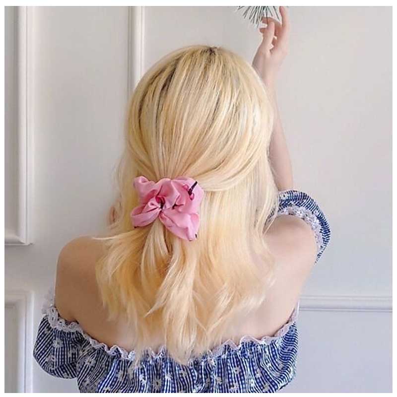 Dây buộc tóc, cột tóc scrunchies Hàn Quốc