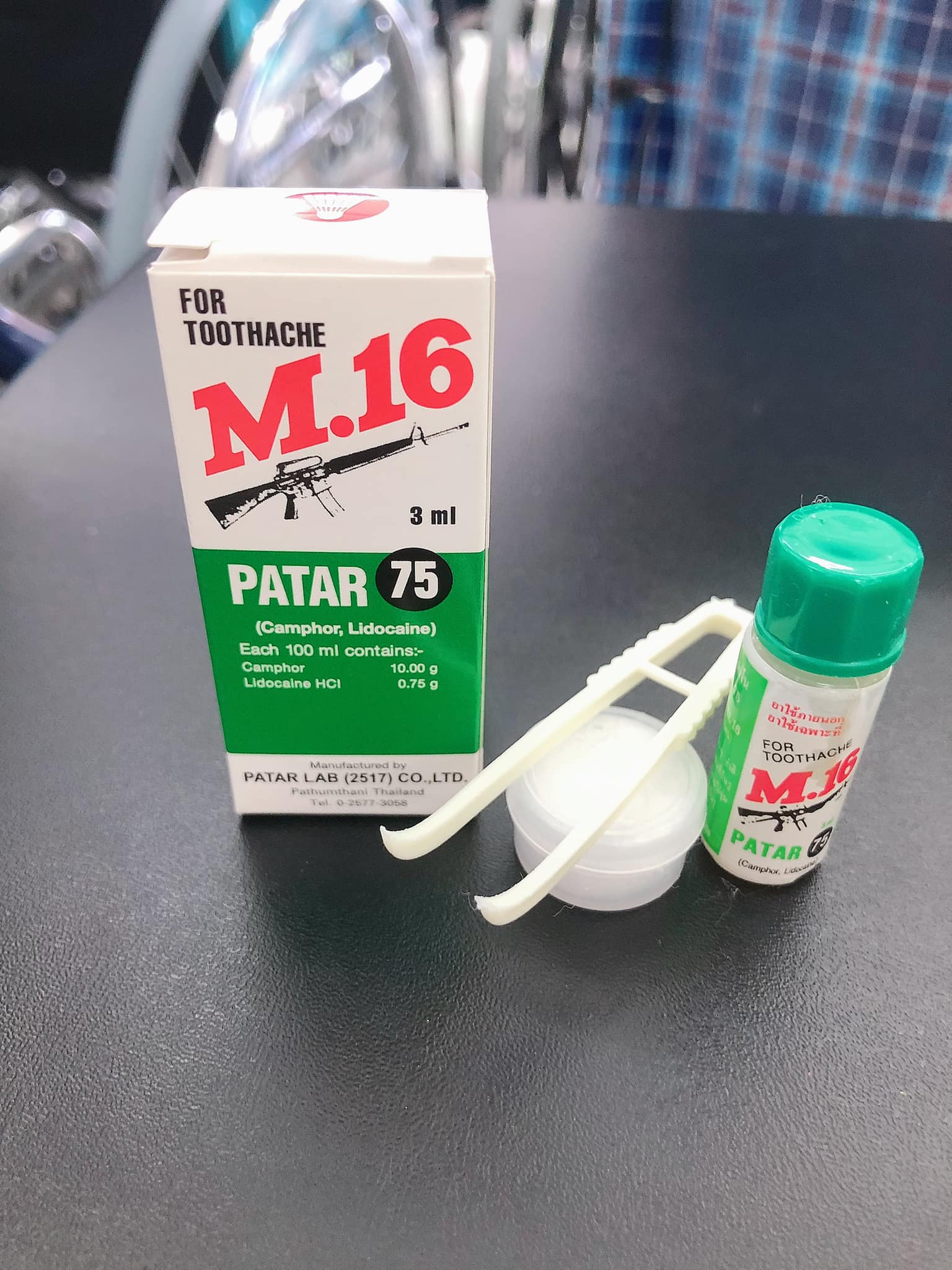 Dầu Giảm Đau Răng Patar 75 M.16 3ml Thái Lan