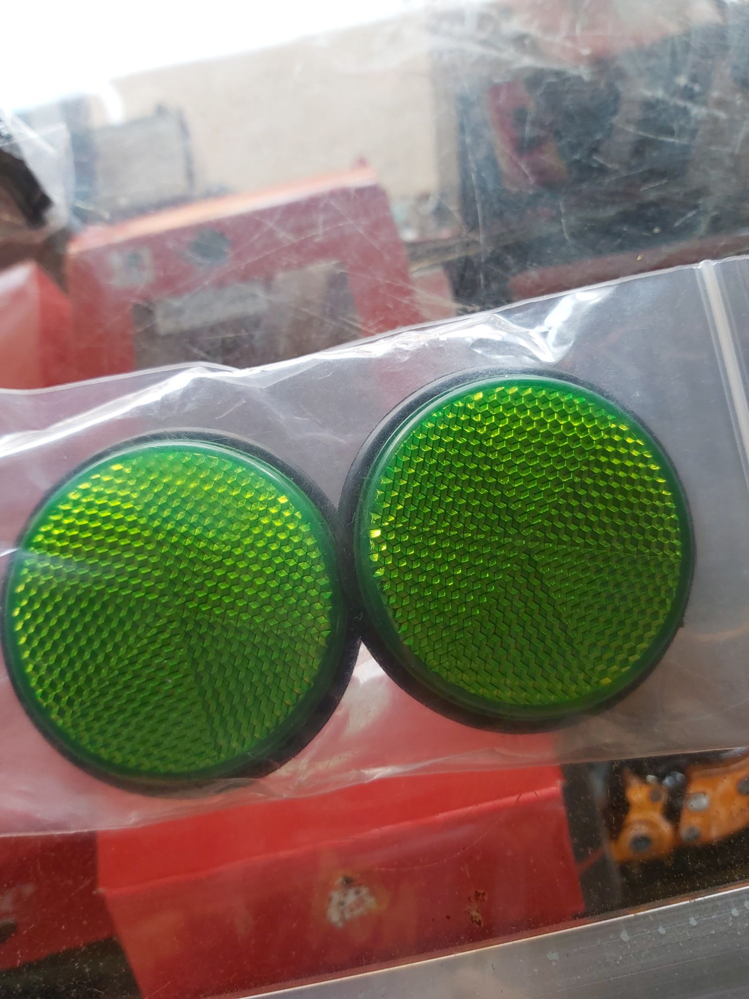 cặp mắt mèo phản quang xanh