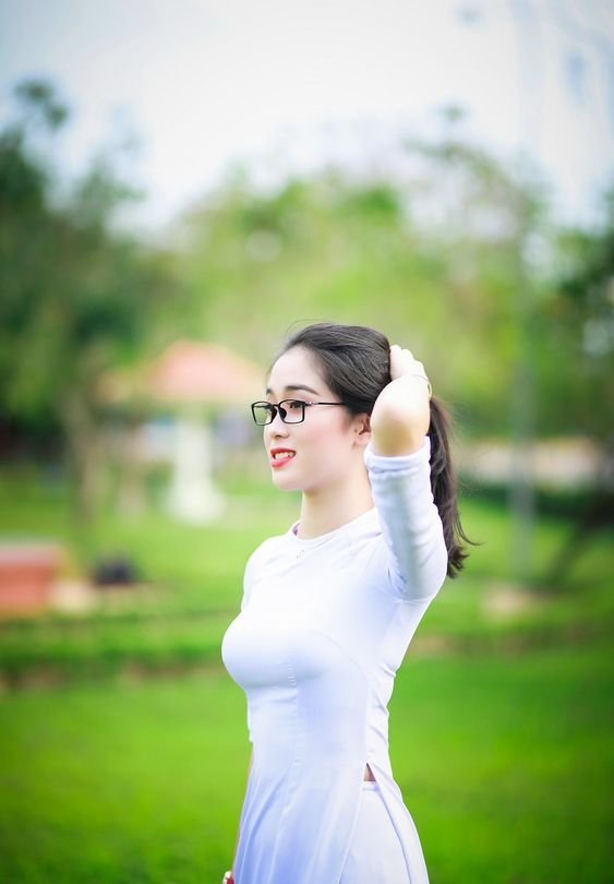 Áo dài trắng nữ sinh áo dài trắng học sinh Thúy Kiều áo dài cách tân K60+K61 ❤️FREESHIP❤️ mềm mại, co giãn, thấm hút mồ hôi, áo dài truyền thống, áo dài giá rẻ