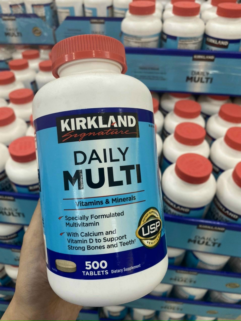 Viên Uống Bổ Sung Vitamin Tổng Hợp Daily Multi Kirkland - Date 11.2023