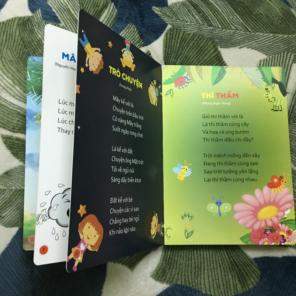 Sách Thơ Cho Bé Tập Nói - NTbooks
