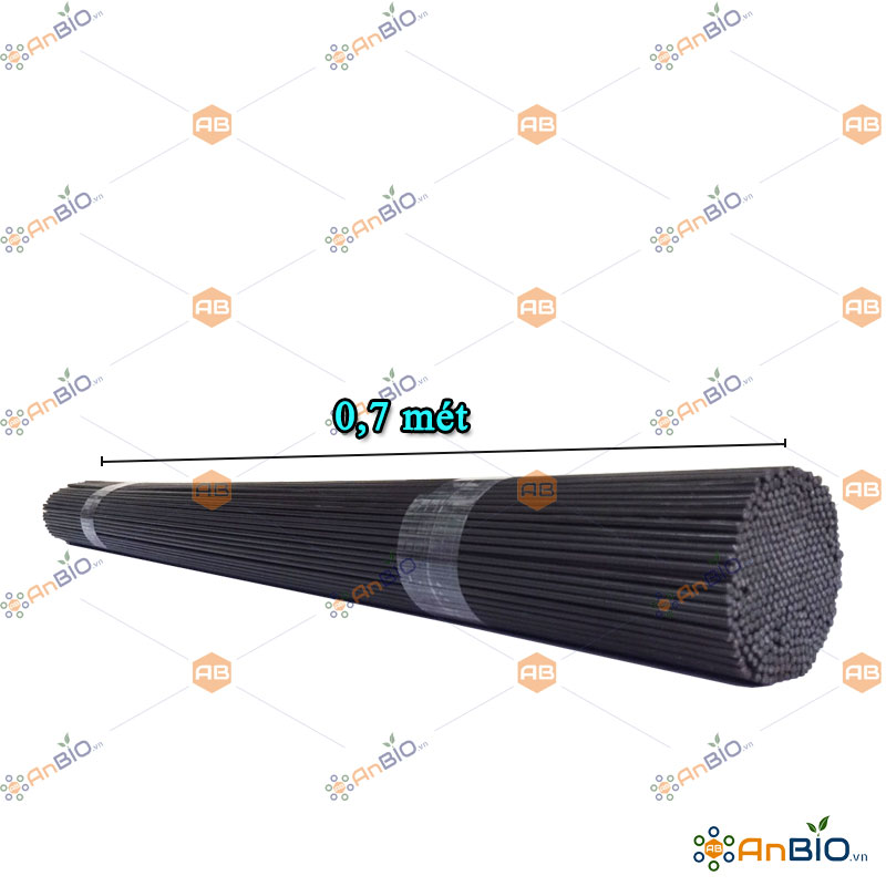 1kg que thép bọc nhựa cắm cố định hoa lan 7 tấc