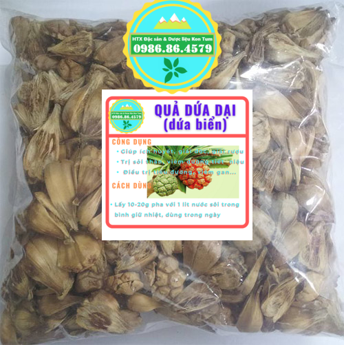 Quả dứa dại khô hút chân không (dứa biển)
