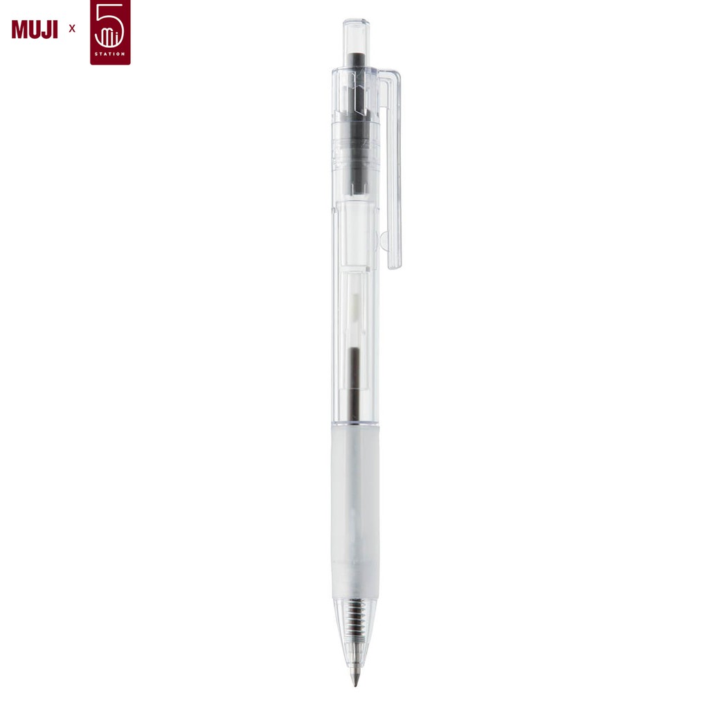 [HCM]Bút Bi Bấm POLYCARBONATE Muji