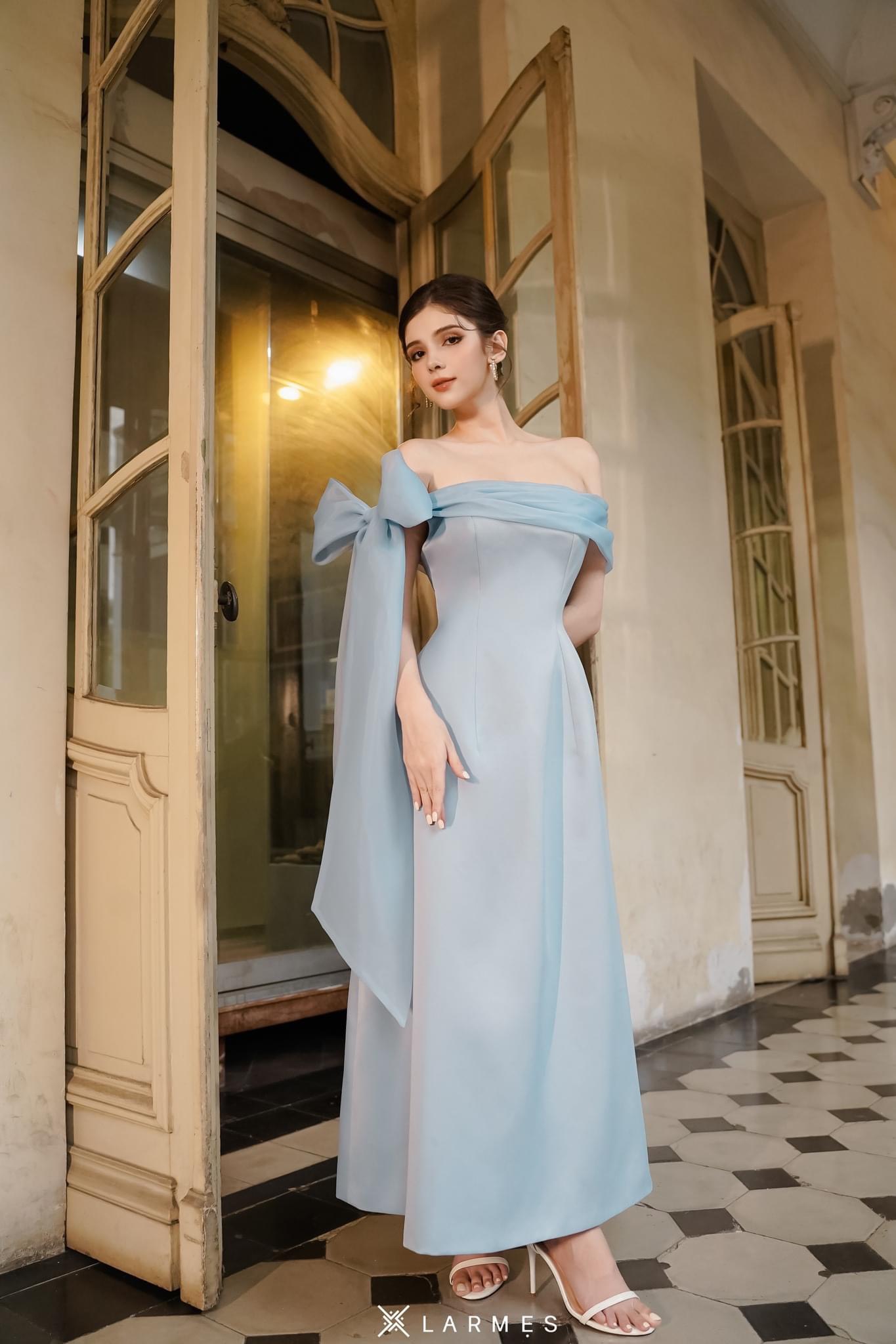 LARMES - Đầm nơ Jolie