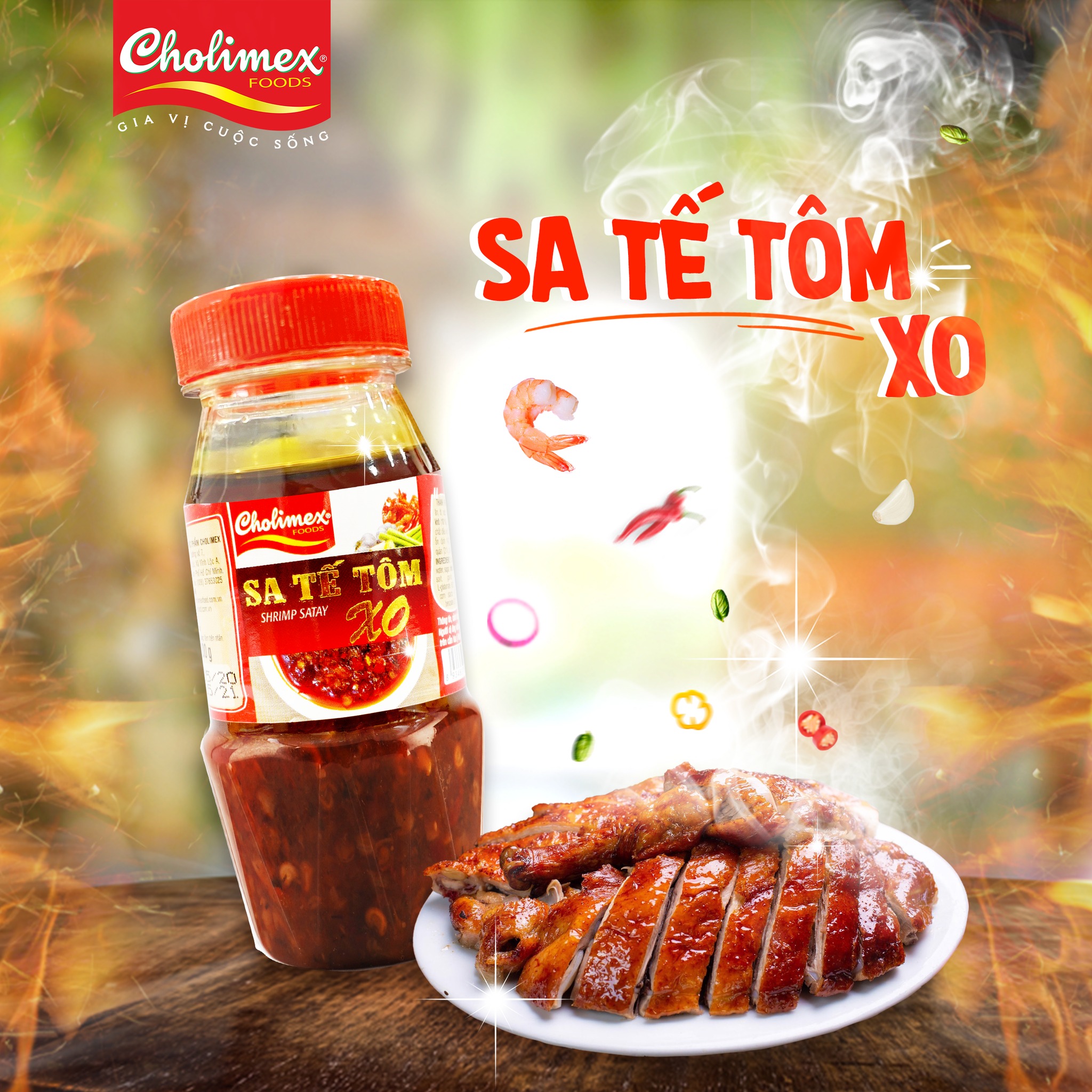 Sa tế tôm XO 170g