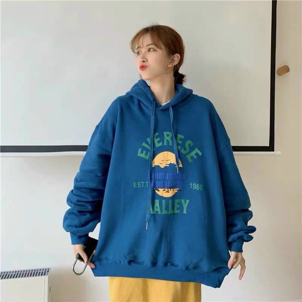ÁO KHOÁC HOODIE FORM RỘNG NÓN 2 LỚP VỚI CHẤT THUN NỈ NGOẠI MỀM MỊN MÁT BAO ĐẸP