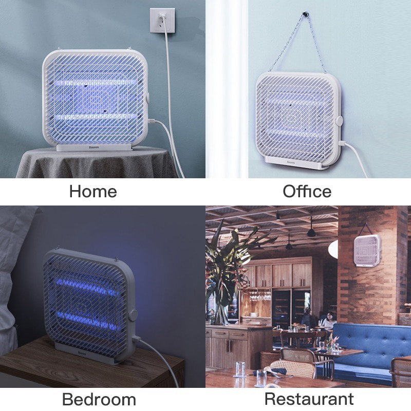 Máy bắt muỗi và côn trùng thông minh Baseus Breeze Bug Zapper (Electric Mosquito Killer Lamp, Wall-mounted )