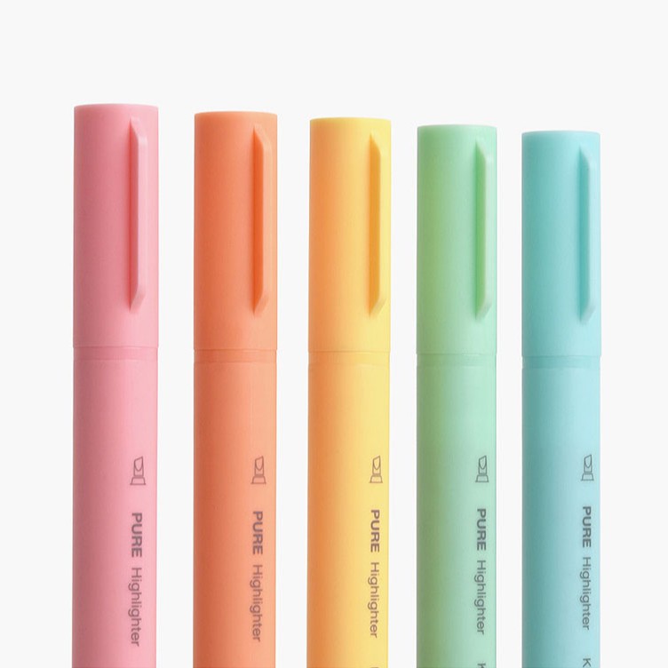 [HCM]Set Macaron Highlighter Kaco Pure 5 cây