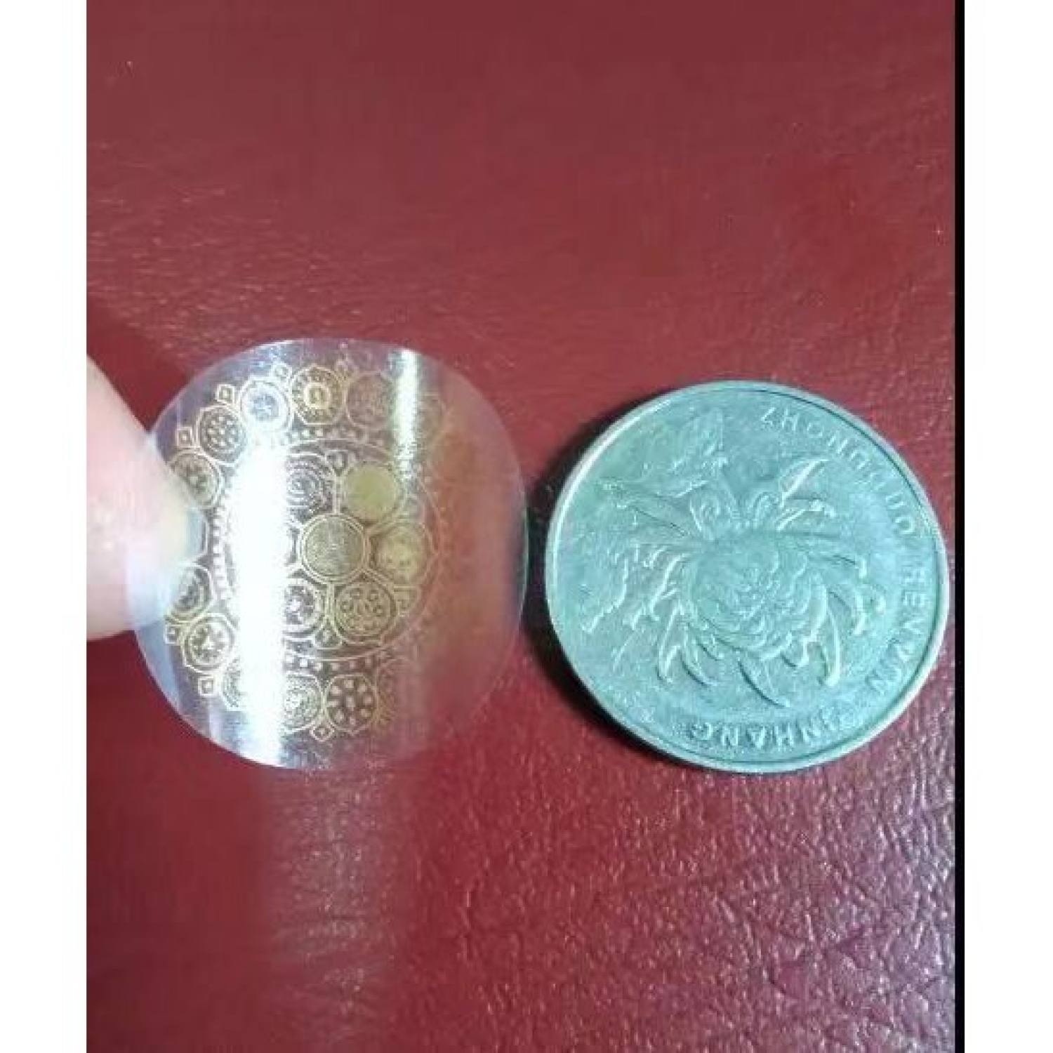 [PBMC] Miếng dán Kim Cang Tạng Đại Viên Mãn Chú Luân (Đường kính 2.5cm - tập 100 lá)