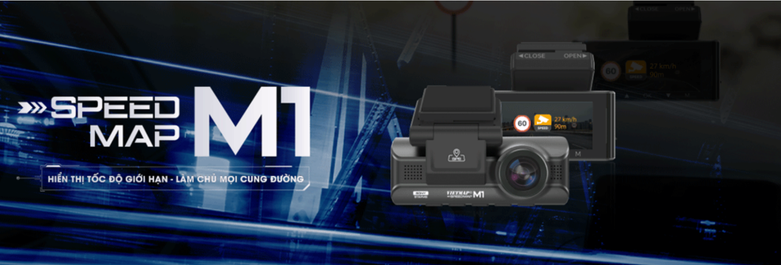 Camera hành trình Vietmap Speed Map M1 [ Tặng thẻ nhớ 32G]