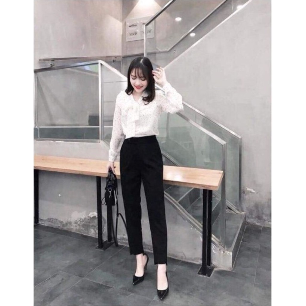 Quần Công Sở Baggy Gấu Lệch 💖💖