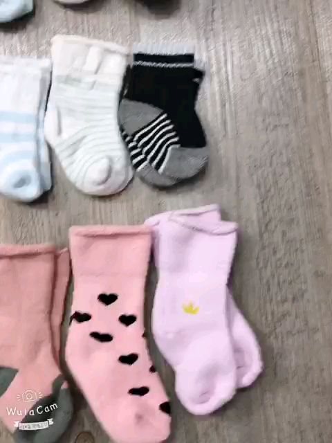 Set 3 đôi tất xù sơ sinh cho bé đi cực ấm