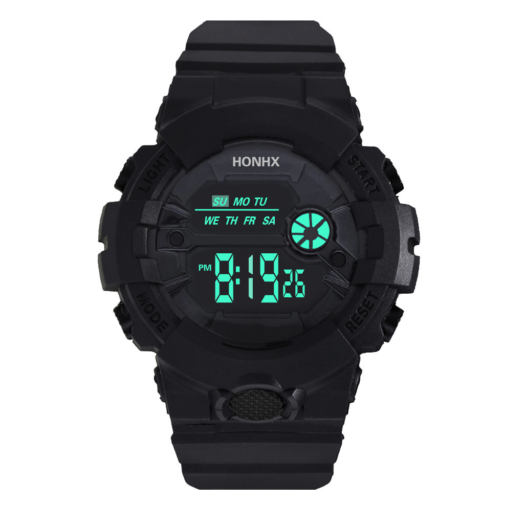 Đồng hồ điện tử thể thao thời trang unisex dây nhựa cao cấp HONHX PKHRAS007