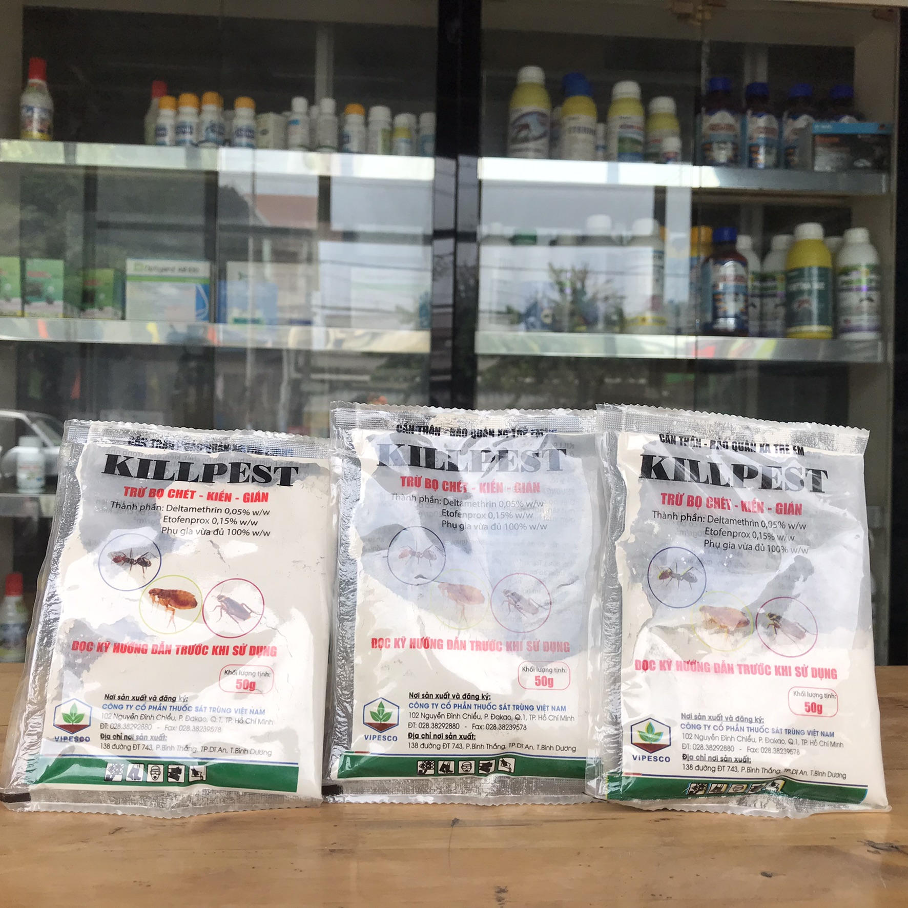Thuốc bột Diệt bọ chét Kill Pest-50g