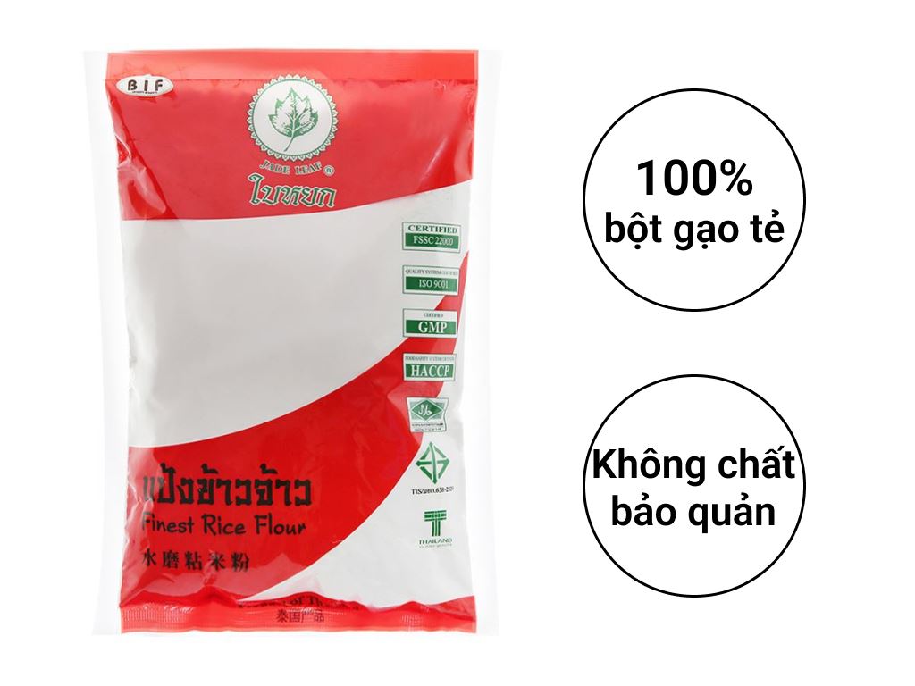 Tinh bột gạo tẻ Jade Leaf gói 400g