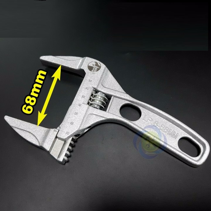 Mỏ lết mở ống nước hàm mở 68mm hàng tiêu chuẩn mỹ Cao Cấp Chính Hãng