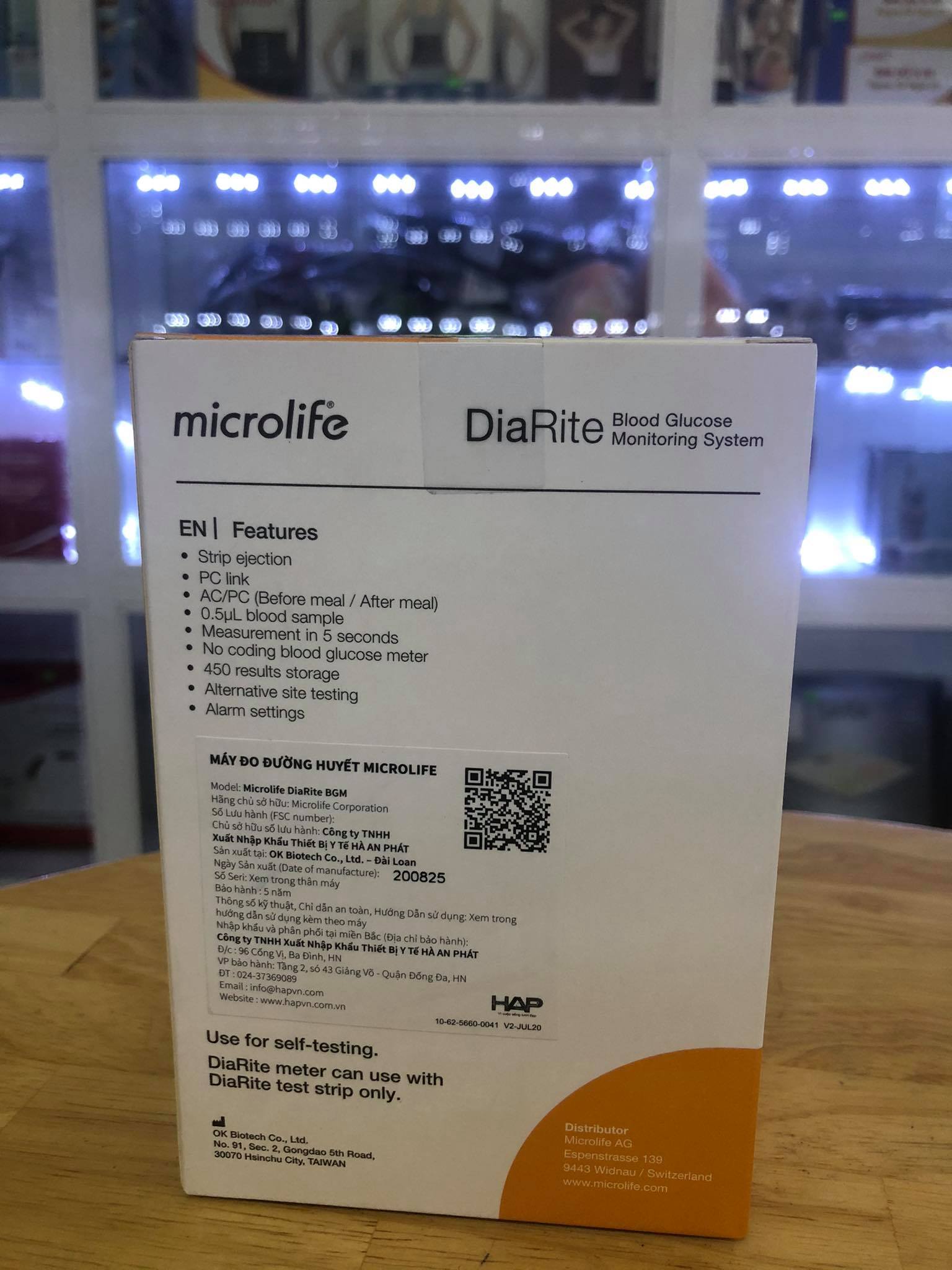 máy đo đường huyết microlife