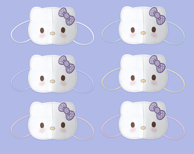 Set 10 khẩu trang 3d mask helokity cho mẹ và bé