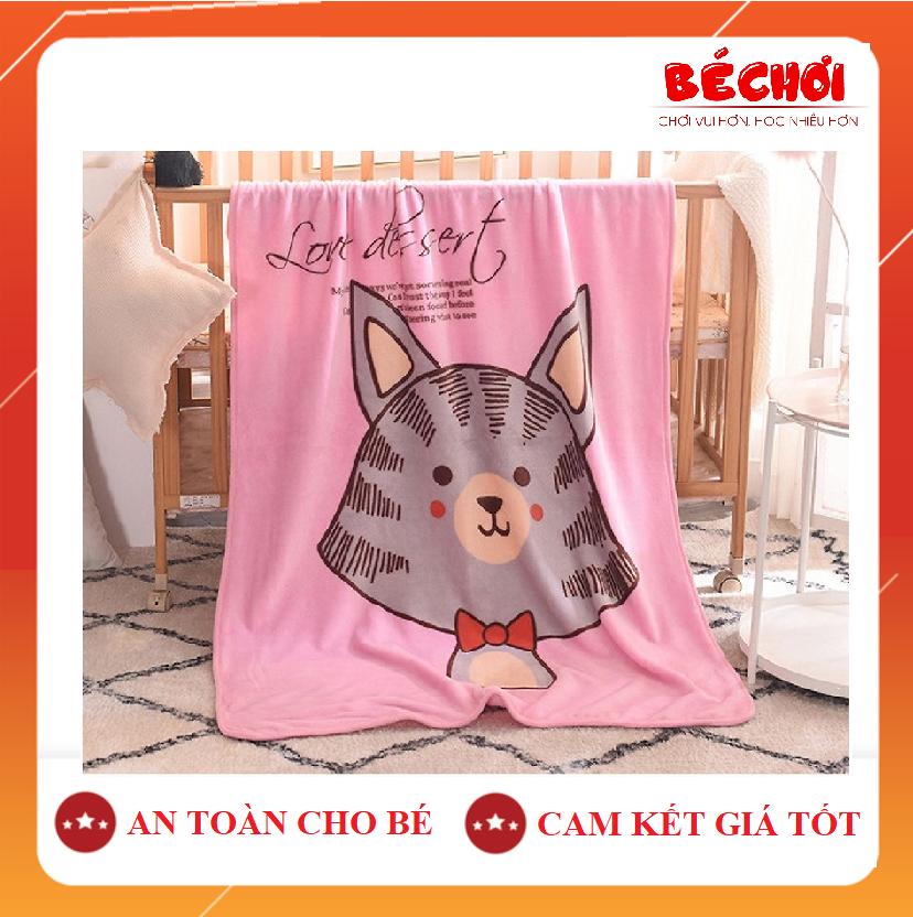 Chăn lông tuyết cho bé êm mịn không rơi lông