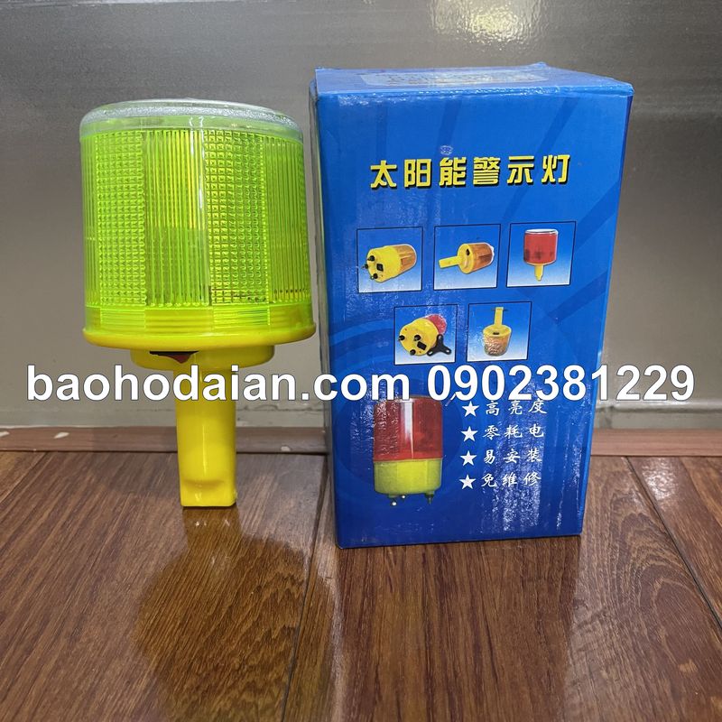 Đèn chớp cảnh báo năng lượng mặt trời JS03 (màu xanh lá)