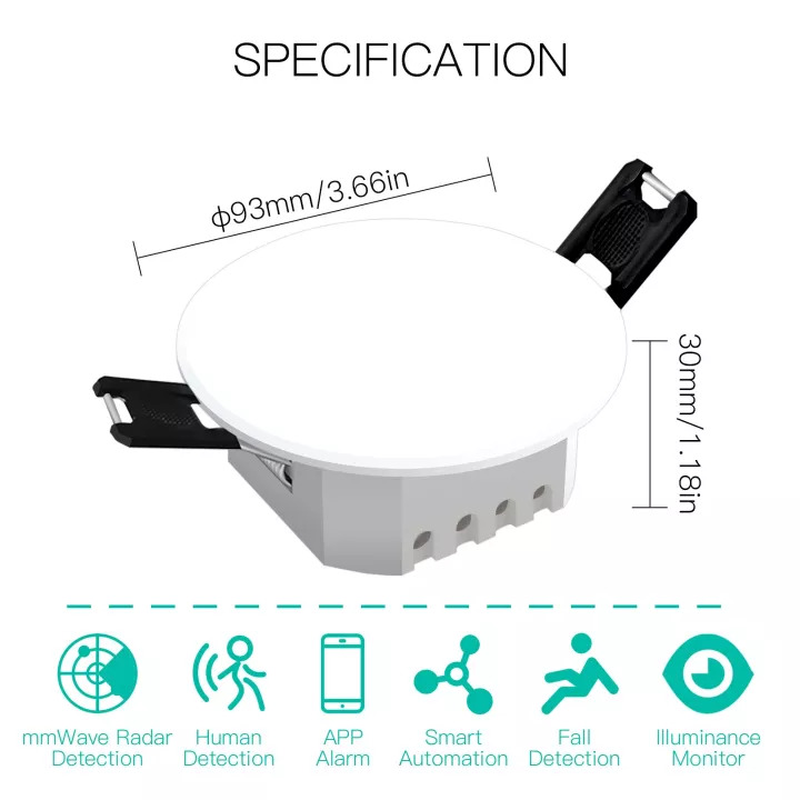 Cảm biến hiện diện Human Presence Zigbee Tuya