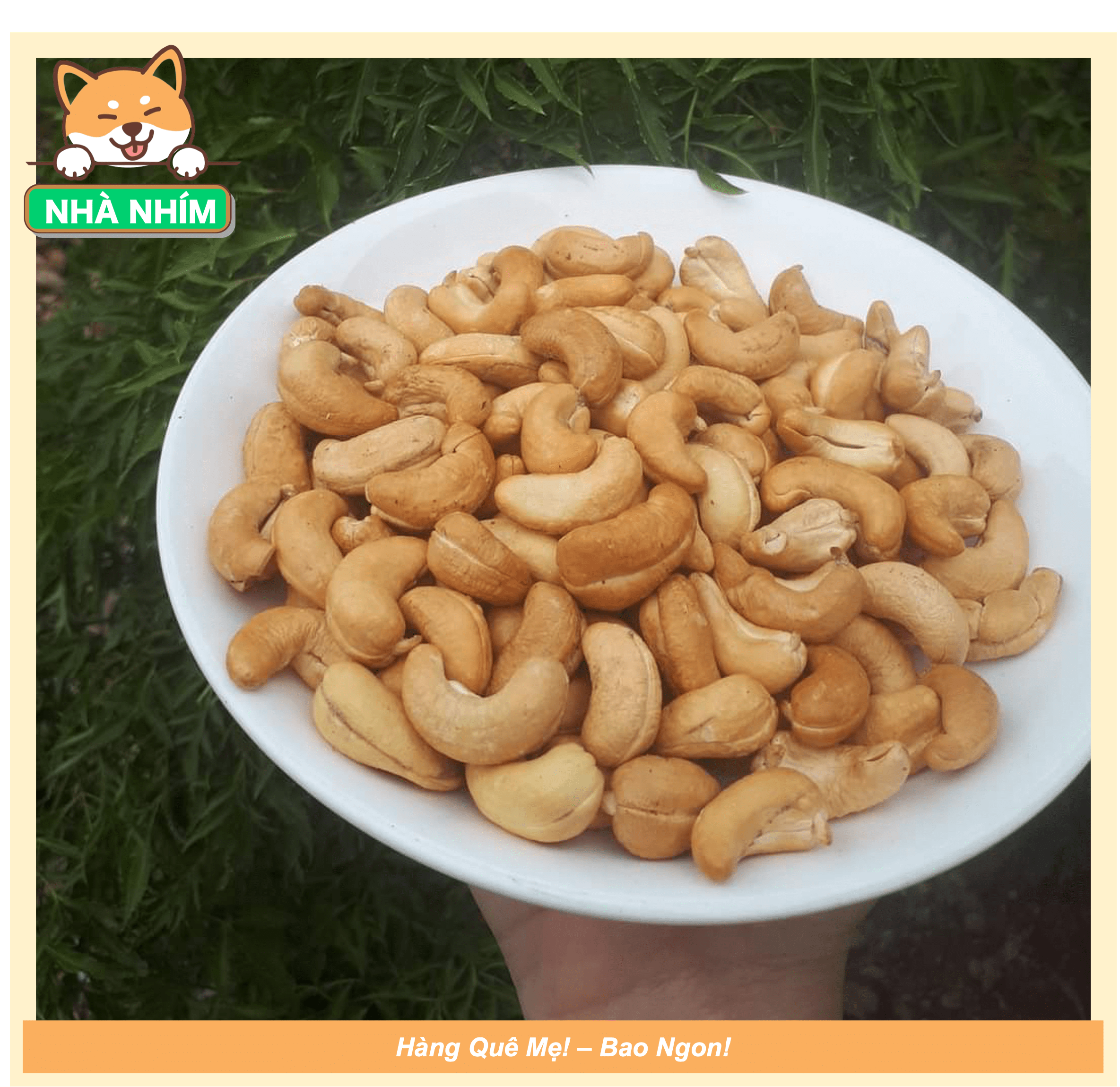 [500G] Hạt điều rang muối Bình Phước - XẾP HỘP ĐẸP