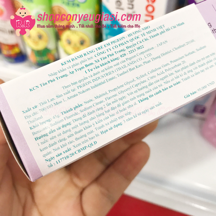[HCM]Kem Đánh Răng Pigeon Trẻ Em 45g