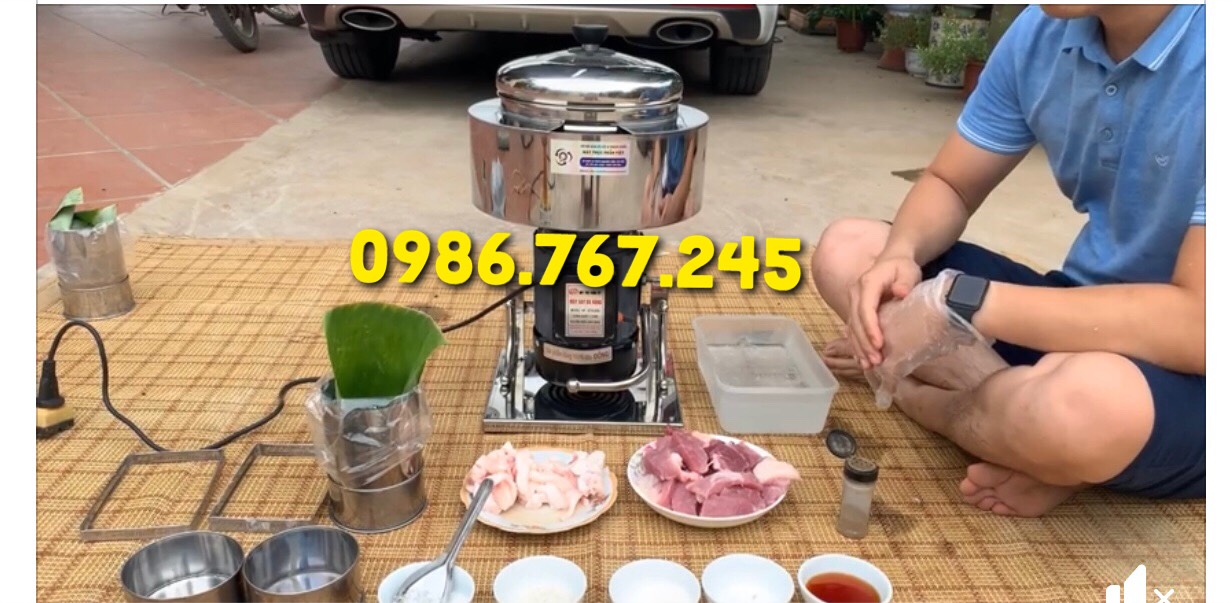 Máy xay nhuyễn thịt làm giò chả loại 2kg/mẻ có bao đá
