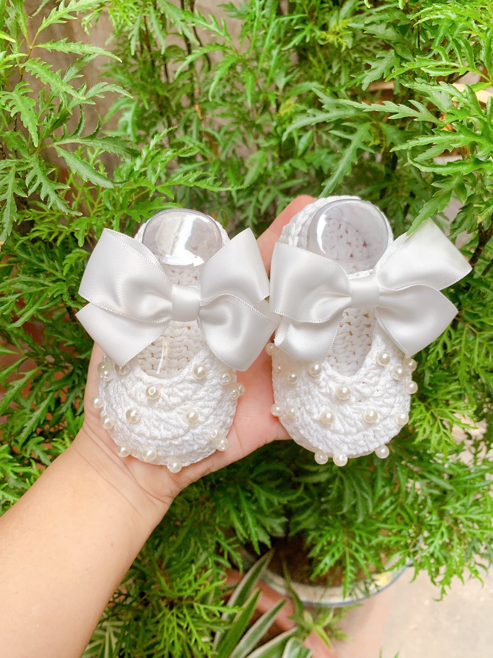 Giày đan sợi thủ công cho bé