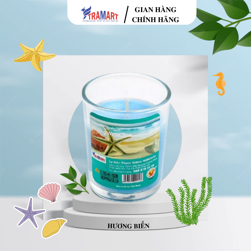 Scented Candle bedroom smokeless Cup votive Miss candle ftramart NQM0413 healing water spa (incense marine wind) use candle relax and home décor