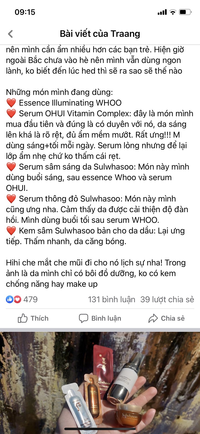 [GIẢM 5% ĐƠN 129K]Kem sâm Sulwhasoo có chứa Retinol