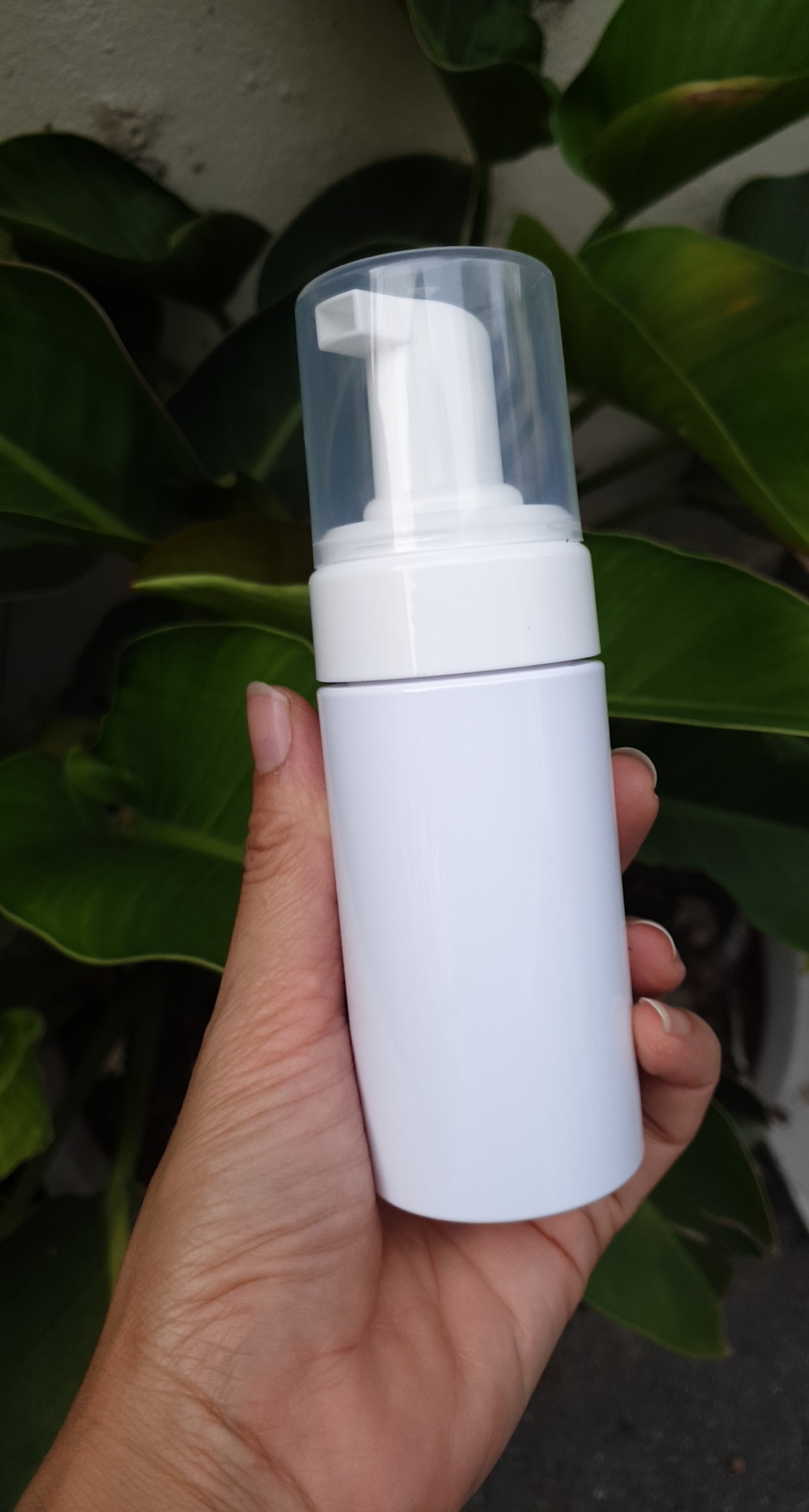 Chai tạo bọt 100ml nhựa trắng sữa