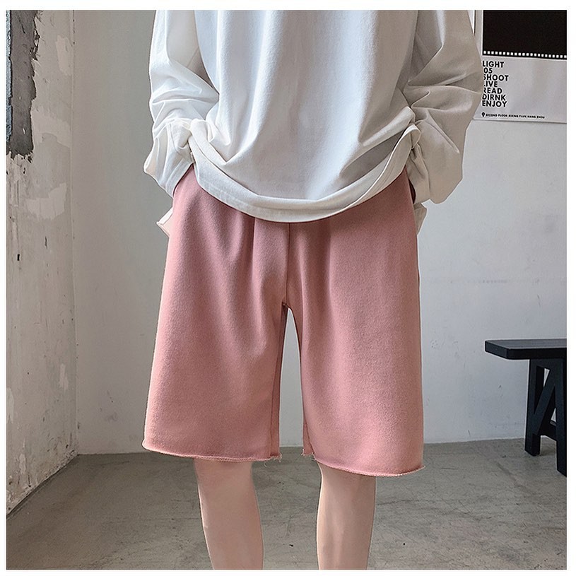[HCM][Mã FASHIONHOT27 giảm 10K]Quần Short Nỉ Rách Gấu Unisex (3 Màu)