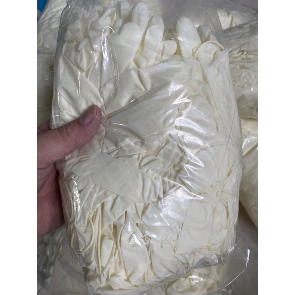 Găng tay y tế | 1kg gang tay y tế latex 200-250 chiếc có bột không bột