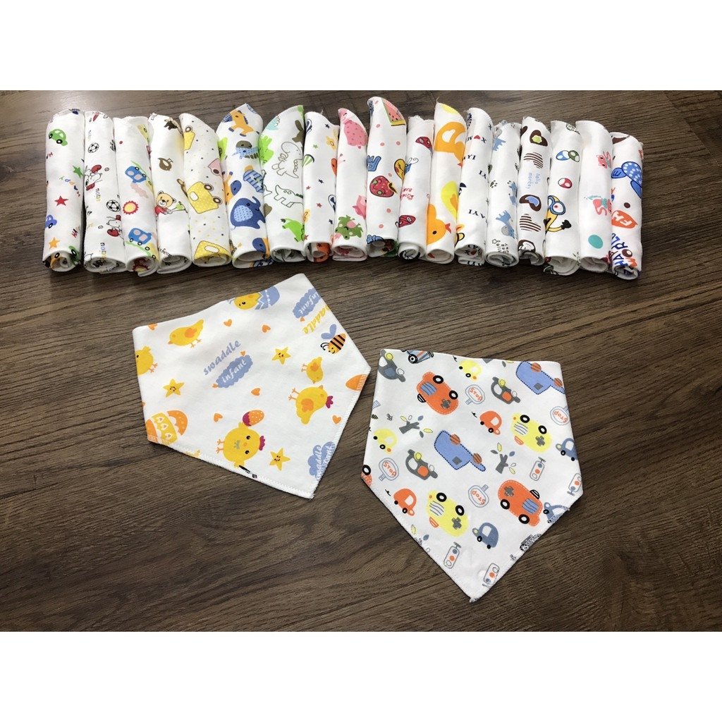 Combo 5 yếm Xô 4 lớp cho bé