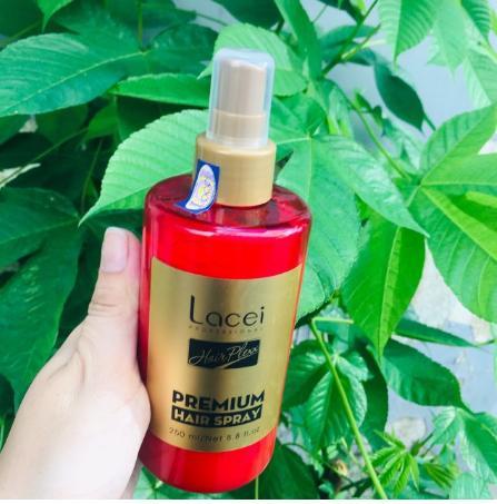Xịt dưỡng giữ nếp tóc lacei hair plexx premium hair spray 250ml